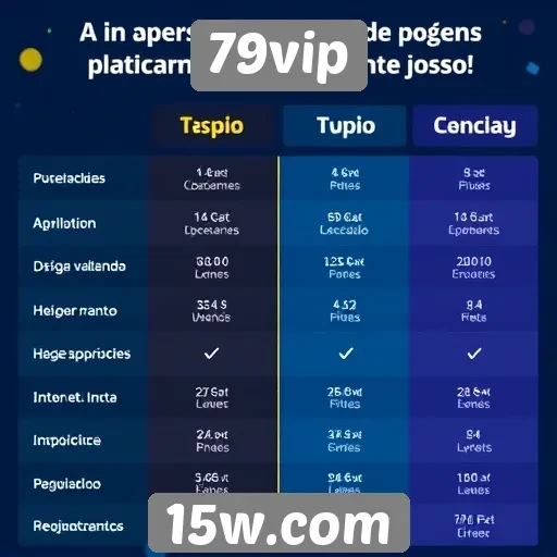 Comparativo entre 79vip e outras plataformas de jogos
